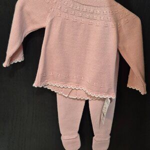 Artesenia Granlei Pink Floral Jam Pant Set  9 Months NWT